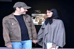 شهاب حسینی و همسر دومش با تیپ های چنجالی در یک مراسم