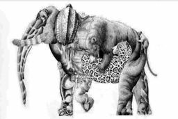 آقا فیل چندتا حیون خورده ؟! | 