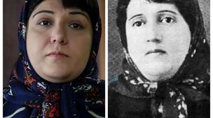 گریم عجیب و غریب باران کوثری