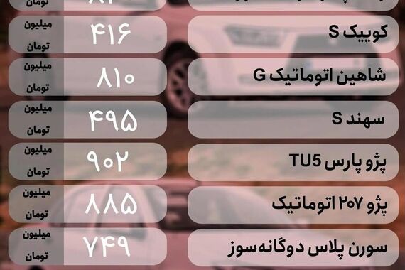 فوری / خودرو گران شد