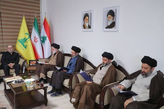 تجمع فرزندان آیت الله خامنه ای در دفتر حزب الله