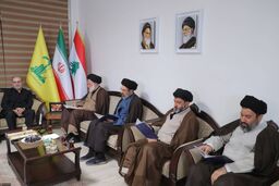 تجمع فرزندان آیت الله خامنه ای در دفتر حزب الله