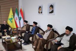 تجمع فرزندان آیت الله خامنه ای در دفتر حزب الله