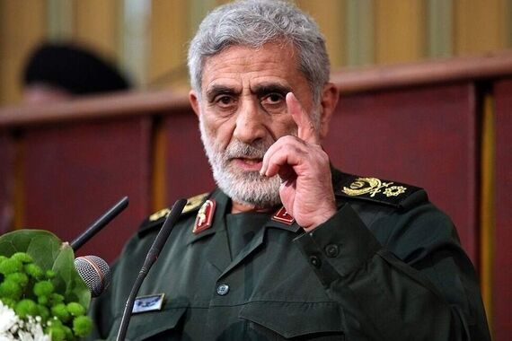 بنری با تصویر سردار قاآنی که خبر ساز شد + عکس