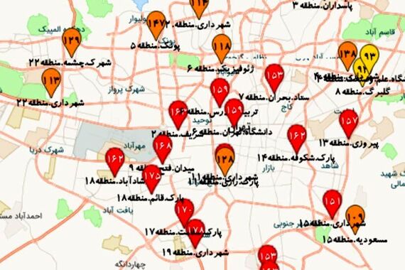 آلودگی هوای تهران به اوج قرمزی رسید ! | خطر خفگی این گروه‌ها
