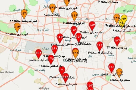 آلودگی هوای تهران به اوج قرمزی رسید ! | خطر خفگی این گروه‌ها