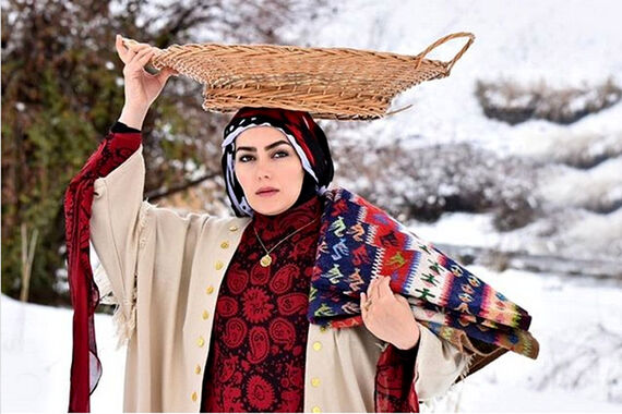 تیپ روژان سریال نون خ به سبک سریال شهرزاد+عکس