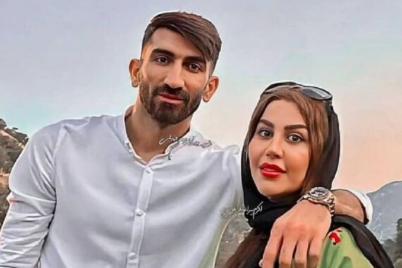 دابسمش عاشقانه علیرضا بیرانوند برای زنش اشکش را درآورد | خانم با این زاویه سازی صورت و رنگ لاکش چه دلبری ام میکنه واسه آقاشون