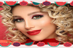 میکاپ اناری شب یلدا 1402|  پرطرفدارترین ترند ویژه متأهلین