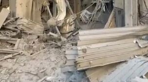 فیلم لو رفته از بمباران جایگاه سید حسن نصرالله