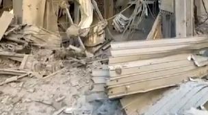 فیلم لو رفته از بمباران جایگاه سید حسن نصرالله