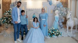 لباس پرنسسی زن علیرضا بیرانوند