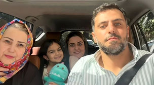 عکس لو رفته از خانواده علی ضیا