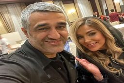 رونمایی پژمان جمشیدی از همسر زیبایش در یک مراسم خاص | استایل شیک خانم آقا پژمان همه را شوکه کرد