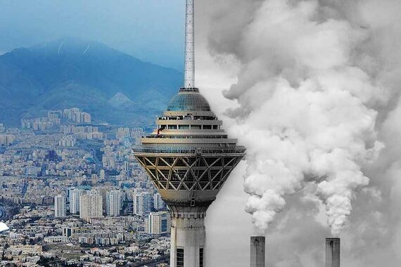 آلودگی هوای تهران در وضعیت قرمز جیگری | پرواز کرکس تعطیلی بالای سر مدارس تهران