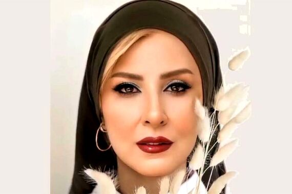 عکس مرجانه گلچین با لباس شب طاووسی جواهردوزی 50 میلیونی در دورهمی | مرجانه خانوم بعد از عمل بینی ببین چقدر بیبی فیس و کیوت شده + عکس جدید